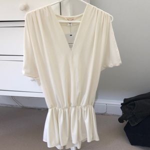 Cream Tunic Top
